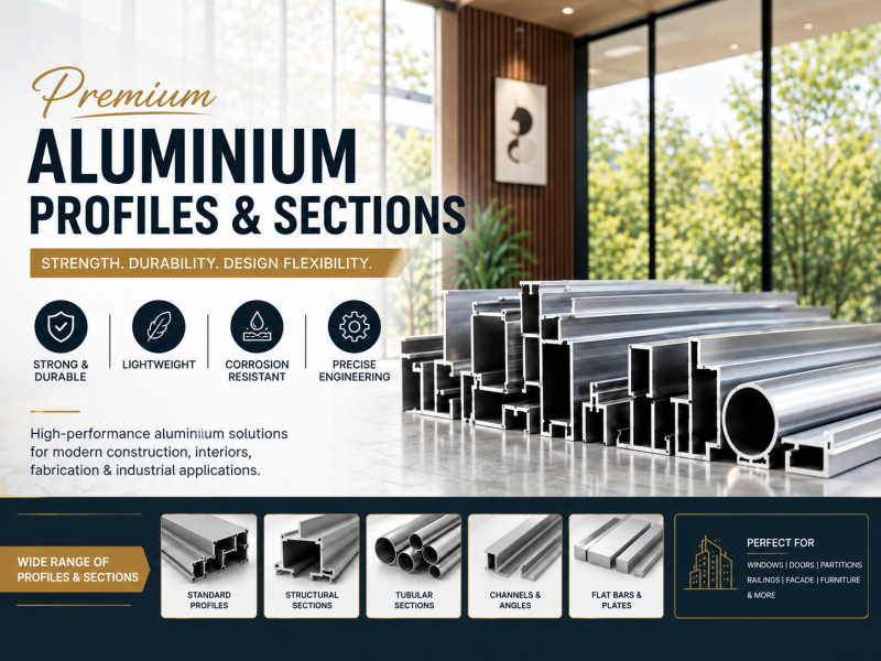 Aluminium Profiles & Sections in Delhi: Types, Uses & How to Choose