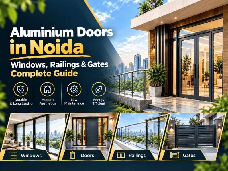 Aluminium Doors in Noida: Windows, Railings & Gates Complete Guide
