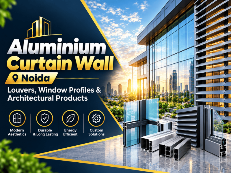 Aluminium Curtain Wall Noida: Louvers, Window Profiles & Architectural Products