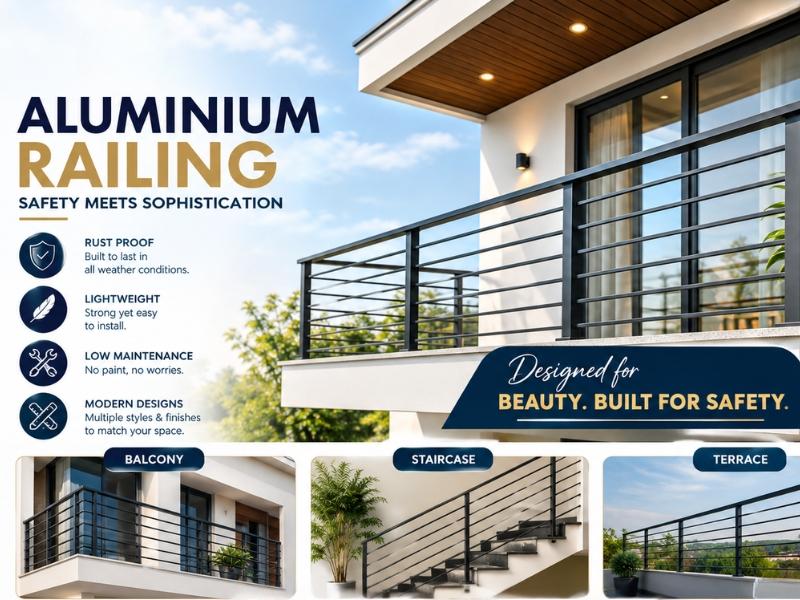 Aluminium Railings in Delhi: A Practical Guide to Aluminium & Glass Railing Systems