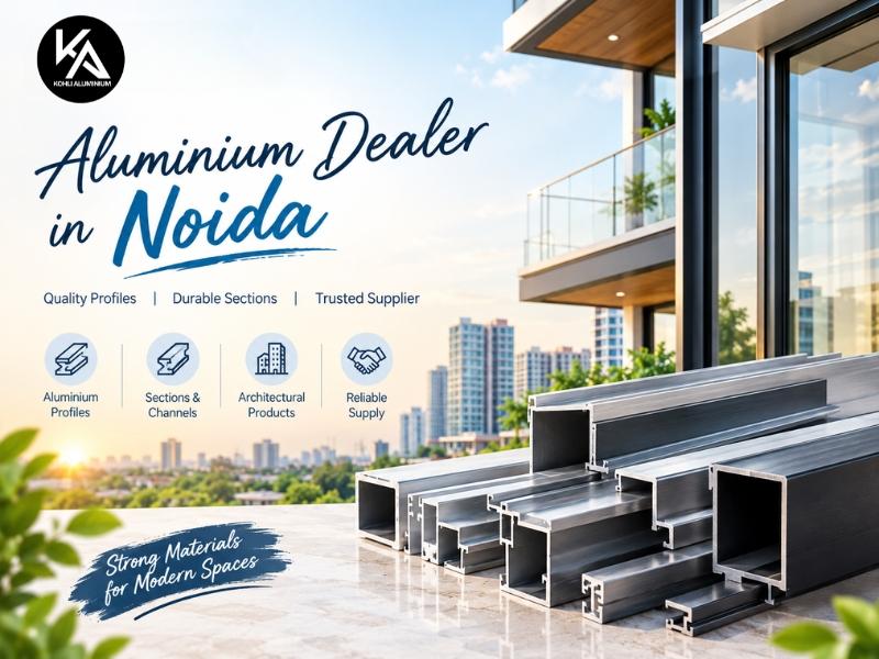 Aluminium Dealer in Noida: A Guide to Aluminium Profiles, Sections & Products
