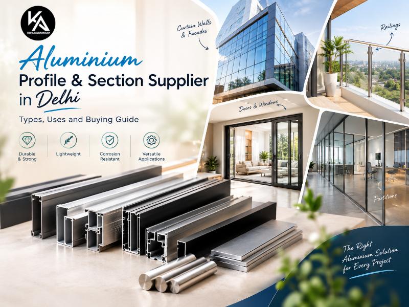 Aluminium Profile & Section Supplier in Delhi: Types, Uses and Buying Guide